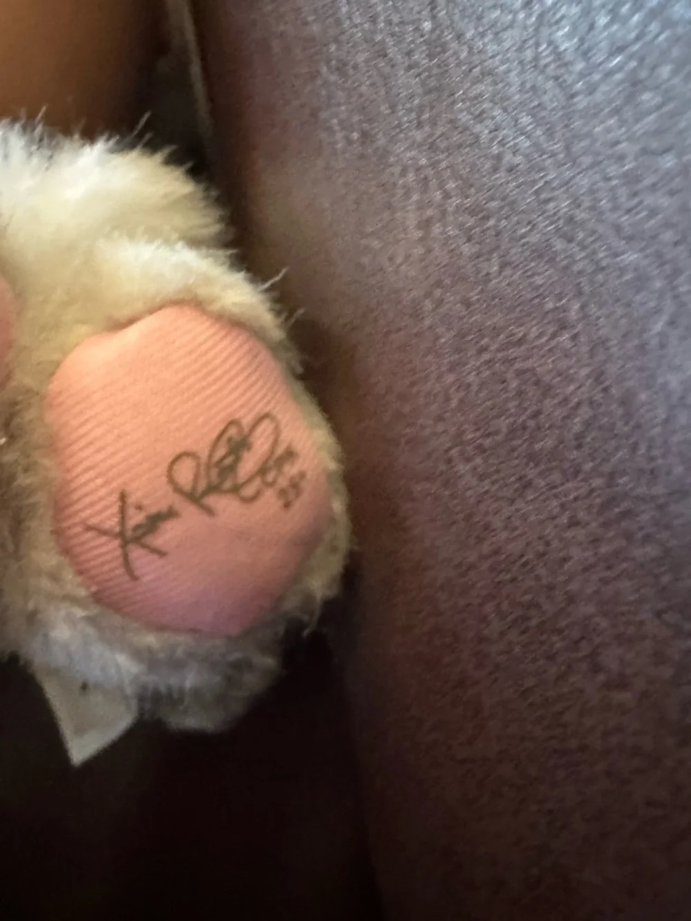 Baby Doll - Brown, White, Gray  cabbage patch 25th anniversary snugglies - Picture 4 of 5